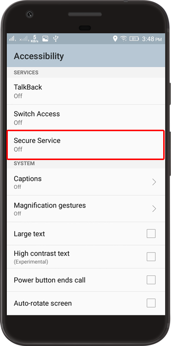 Accessibility Permission SpyHuman